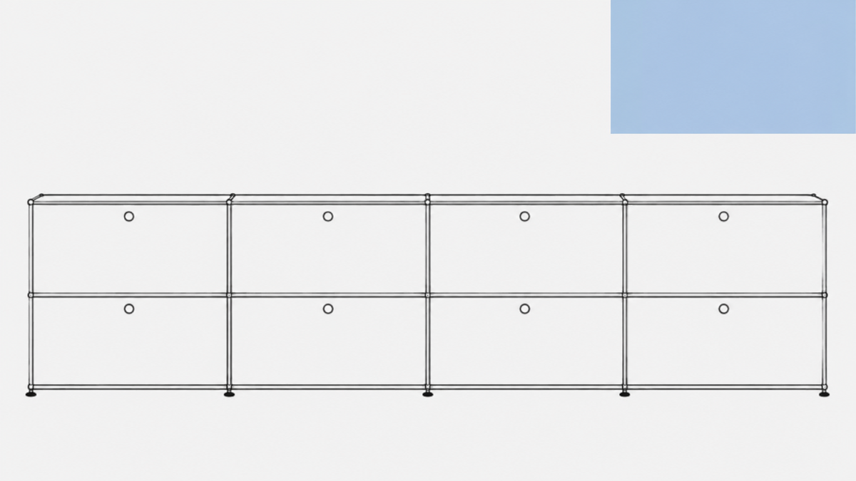 USM Haller C1AF Bed Nightstand