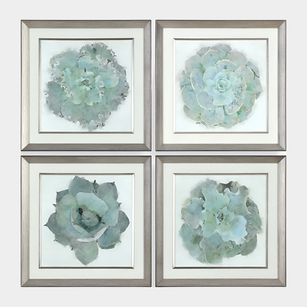 Natural Beauties Framed Prints, S/4