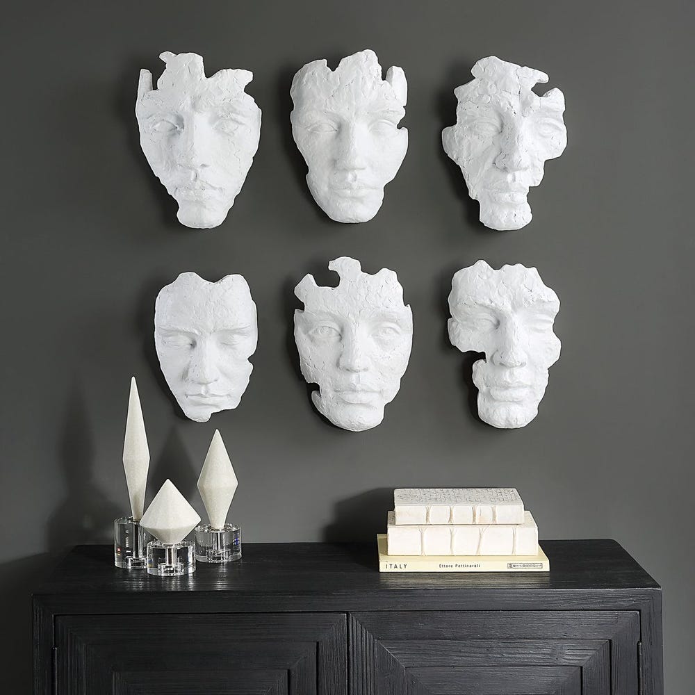Self-Portrait Wall Decor, S/6