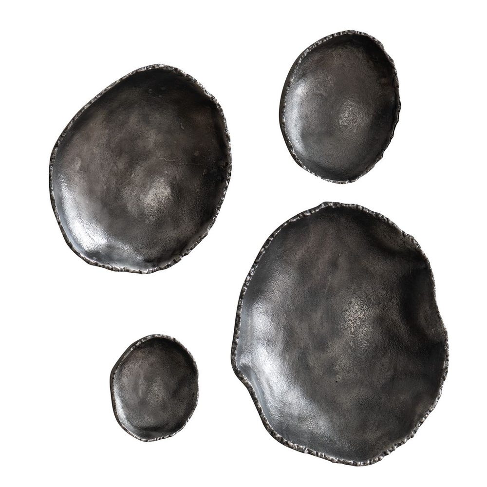 Lucky Coins Outdoor Metal Wall Decor, S/4