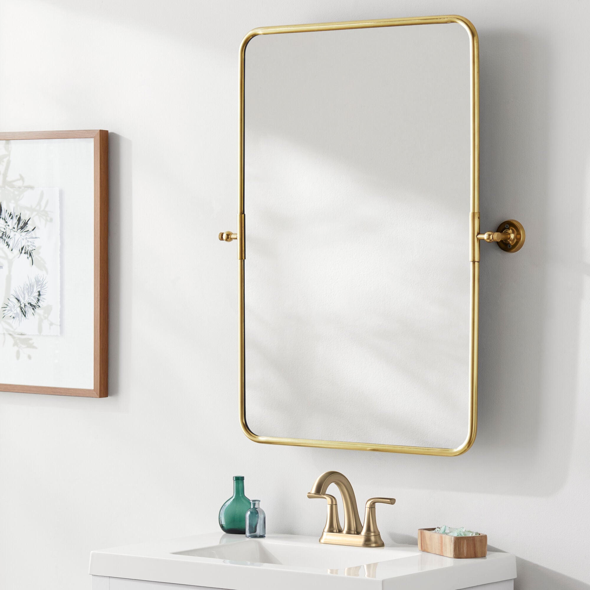 Burnish Accent Mirror