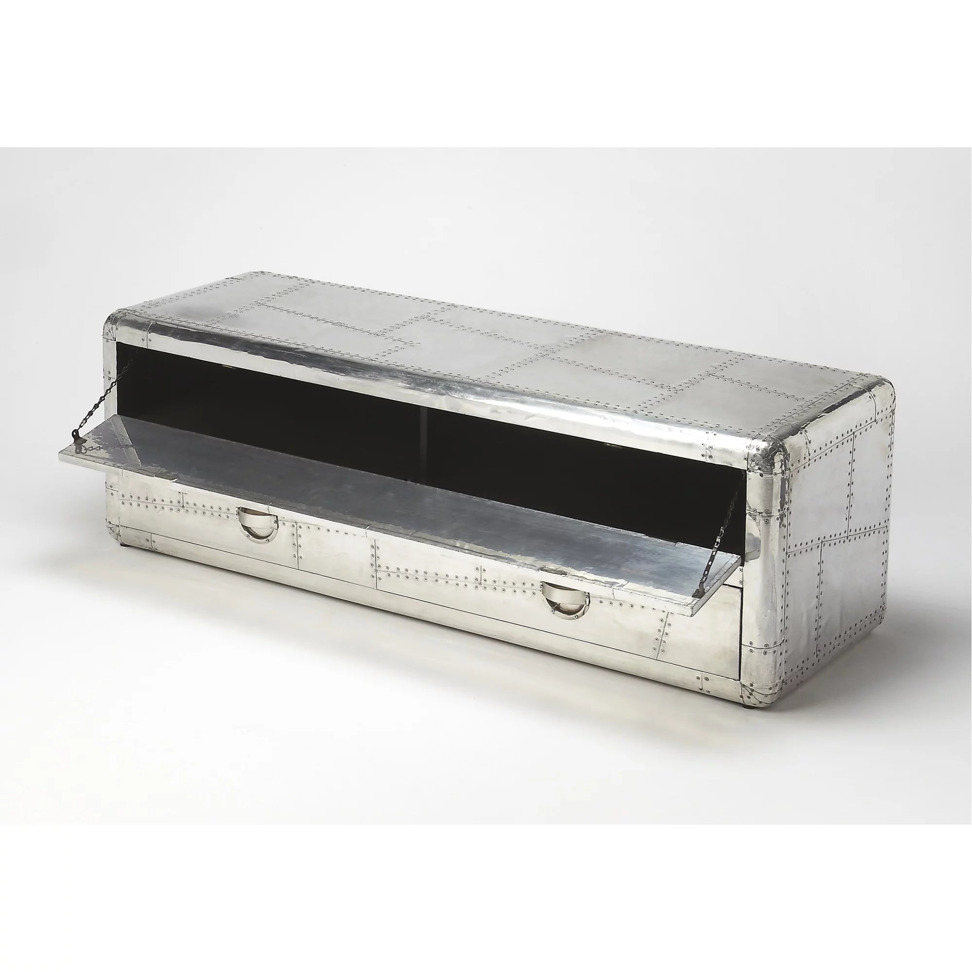 Console de divertissement Centre Média Aviation Coins arrondis En détresse