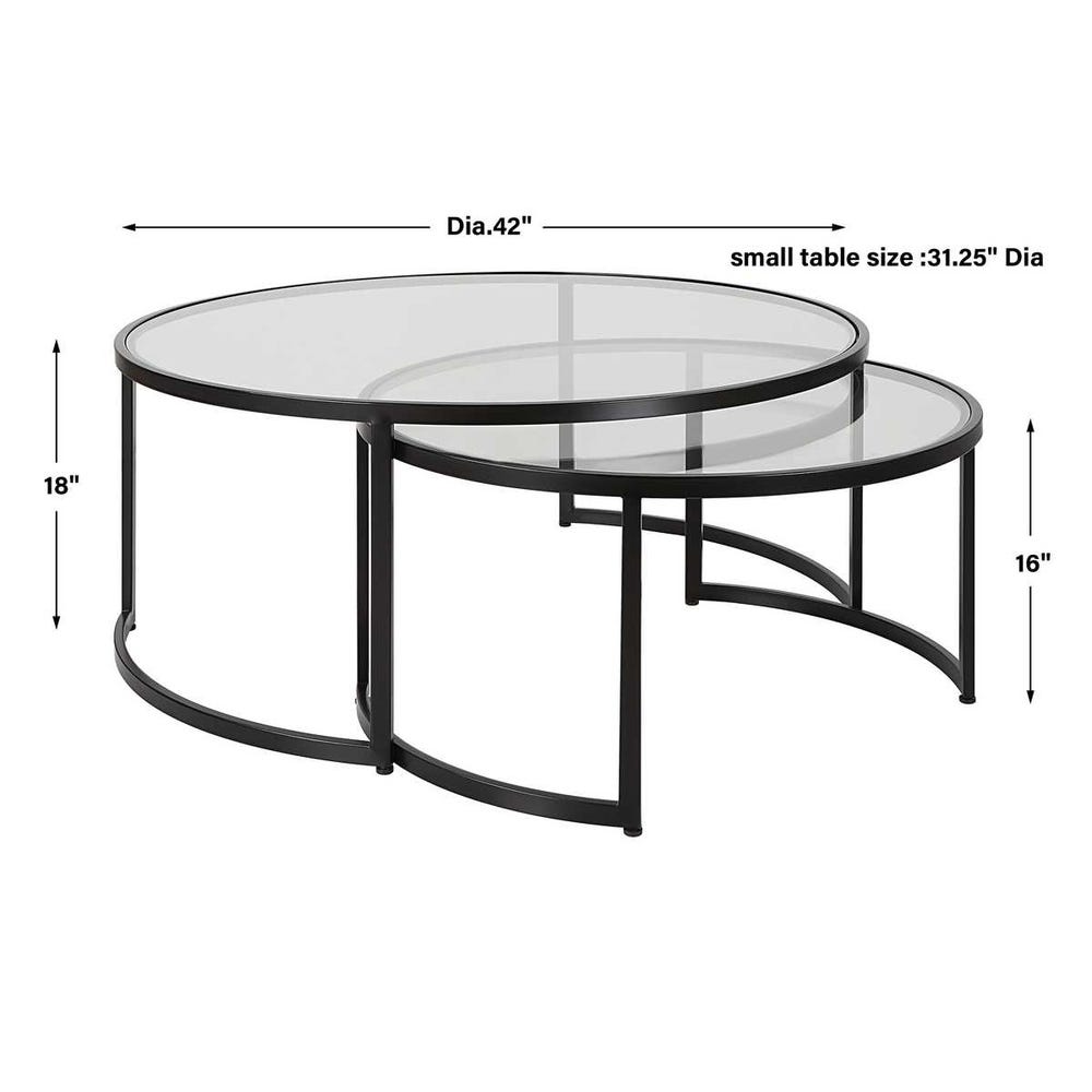 Rhea Nesting Coffee Tables, S/2