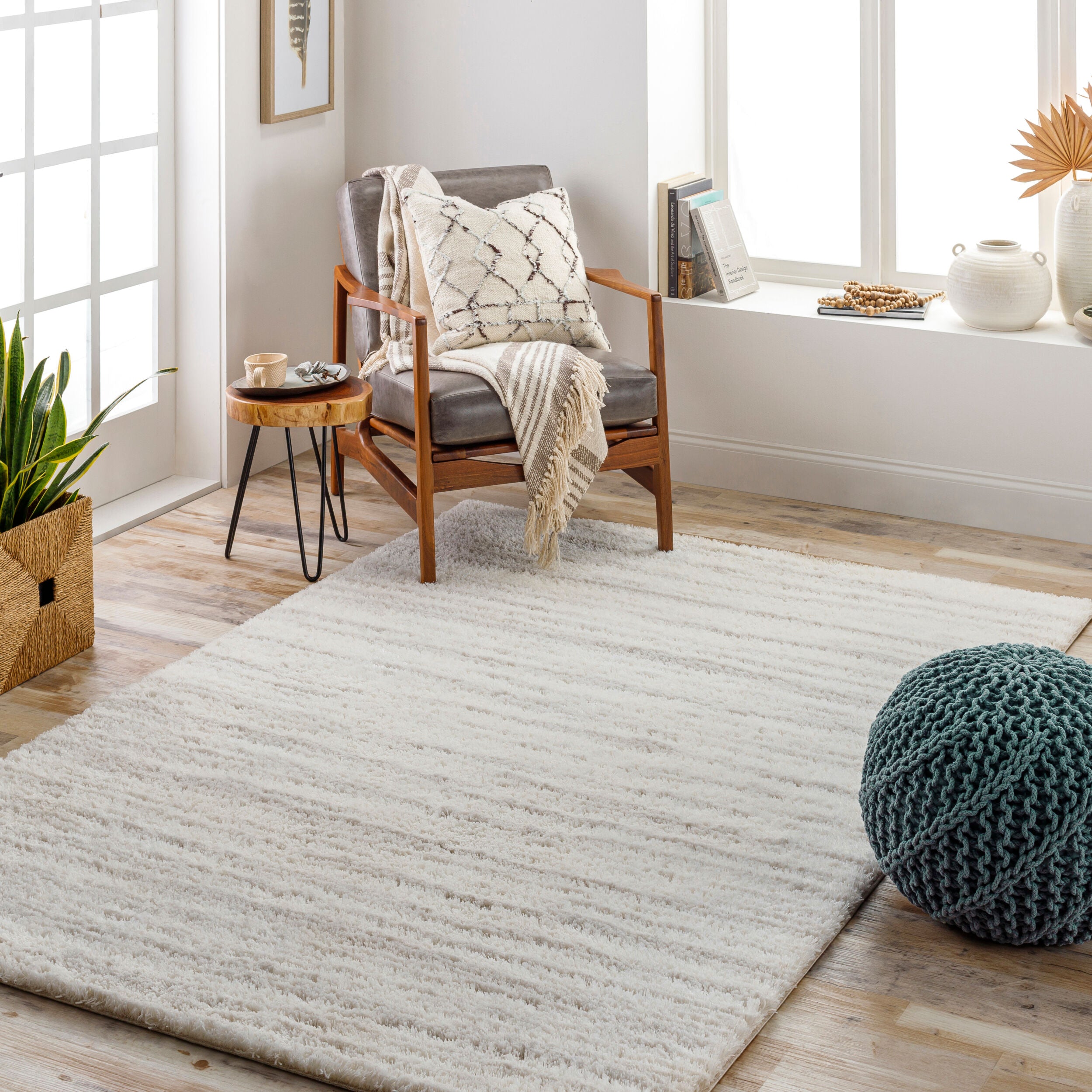 Cloudy Shag Machine Woven Rug
