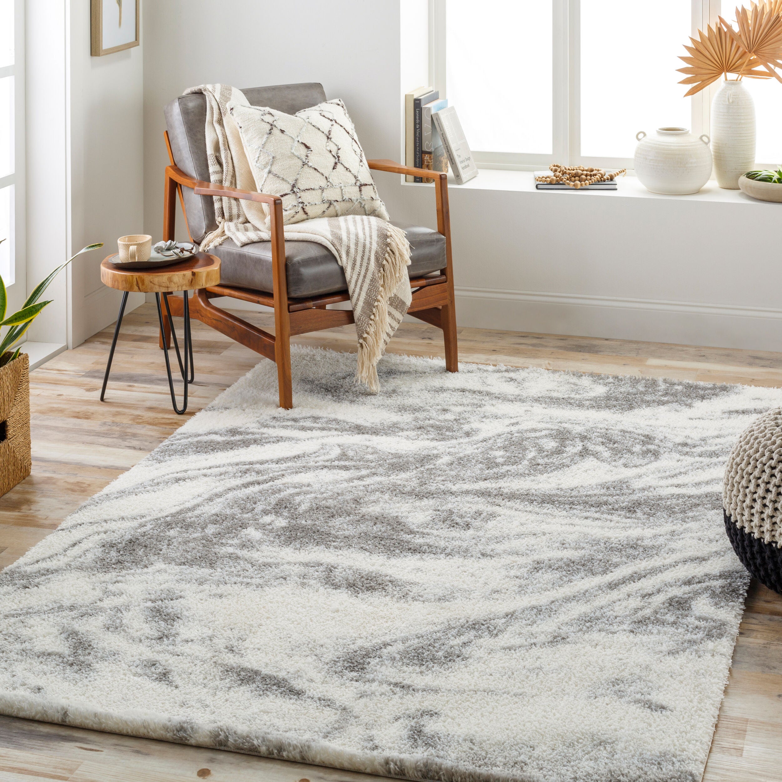 Cloudy Shag Machine Woven Rug