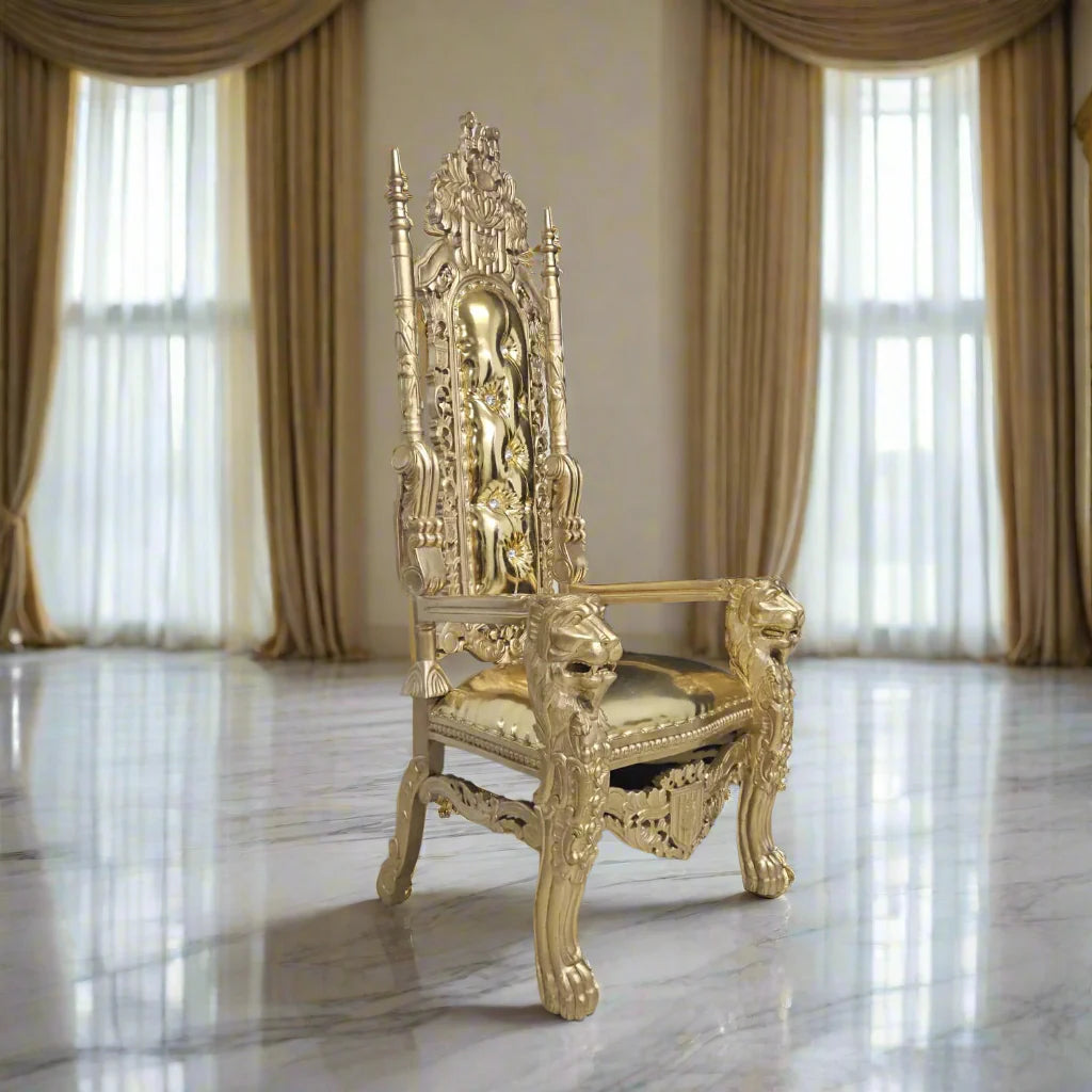 King David Lion Throne Chair - Vinyl