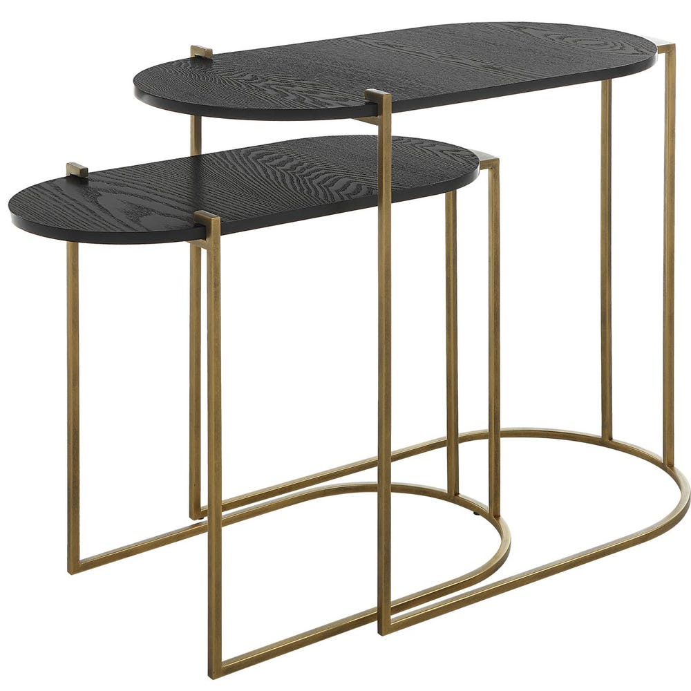 Aztec Nesting Tables, S/2