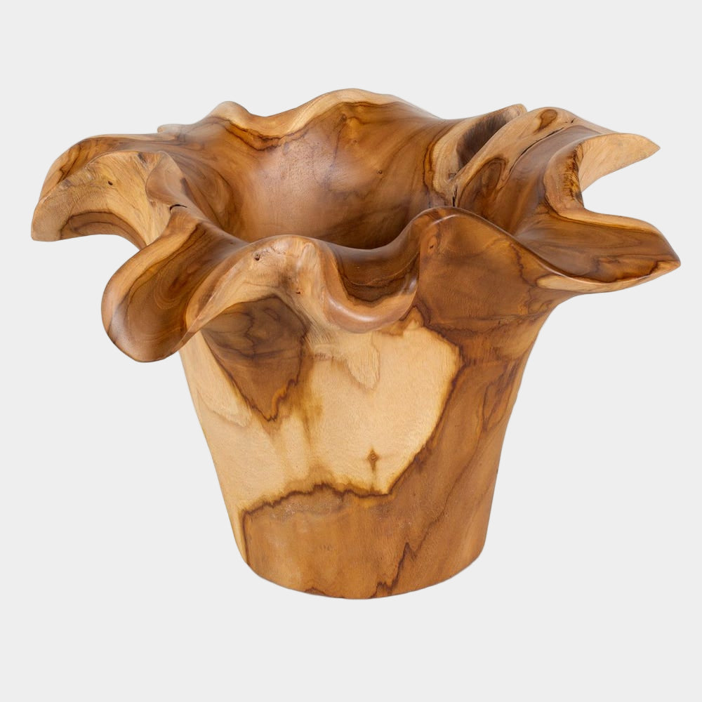 Teak Flow Outdoor Bowl