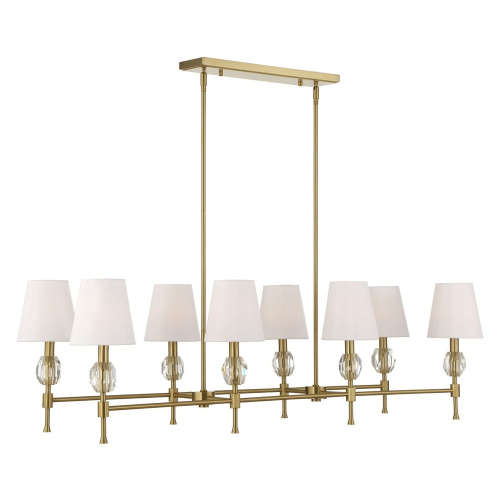 Arques 8 Lt Linear Chandelier