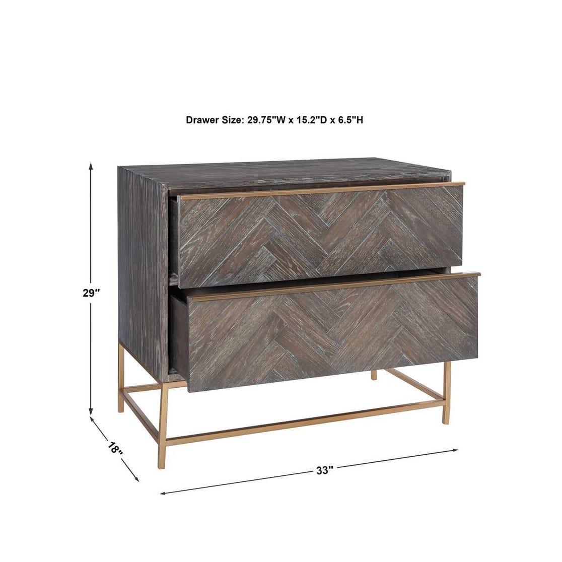 Armistead 2 Drawer Chest