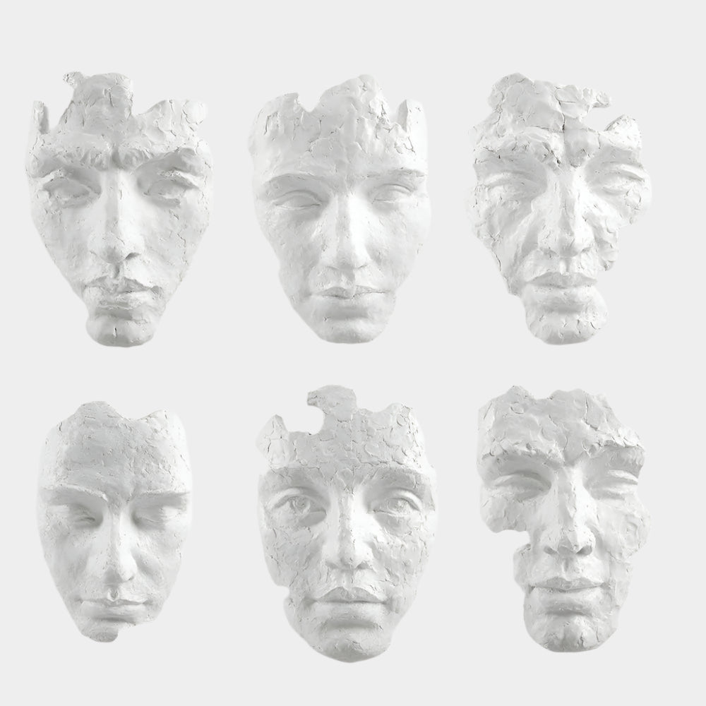 Self-Portrait Wall Decor, S/6