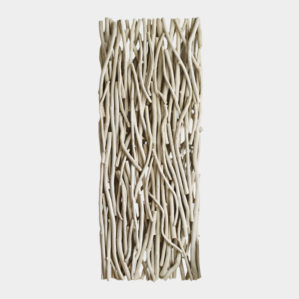 Gathered Teak Wood Wall Decor