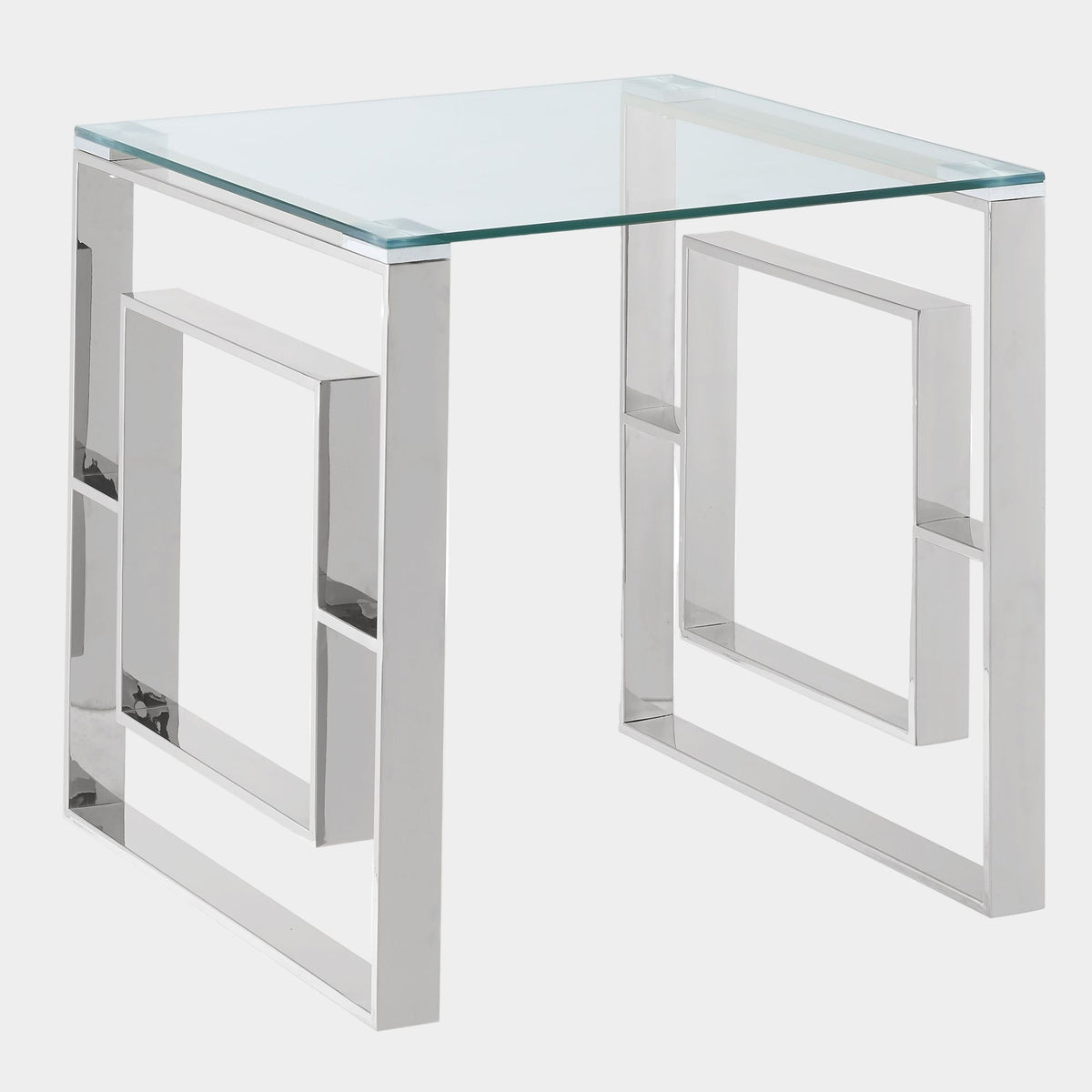 Eros Accent Table - Silver
