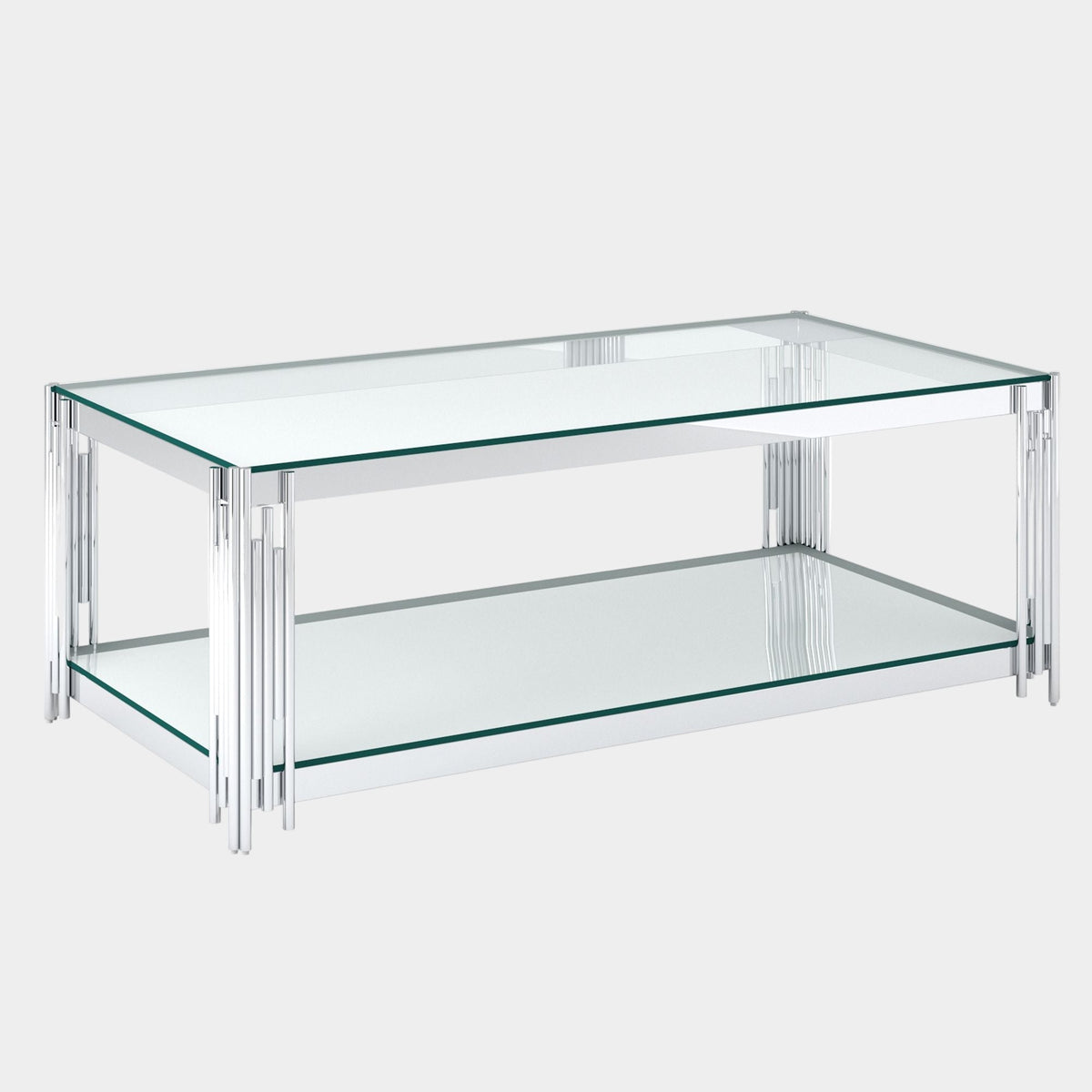 Estrel Coffee Table - Rectangular Silver