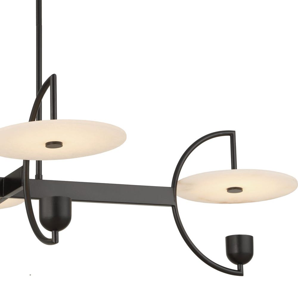 Kyoto, 4 Lt Linear LED Chandelier