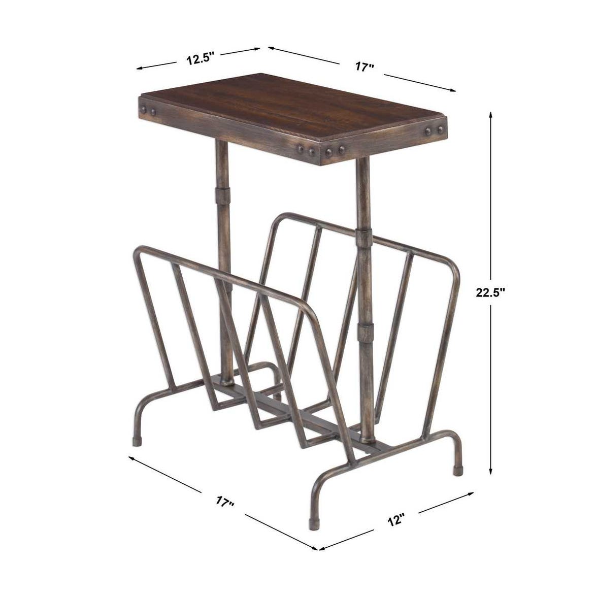 Sonora Magazine Accent Table