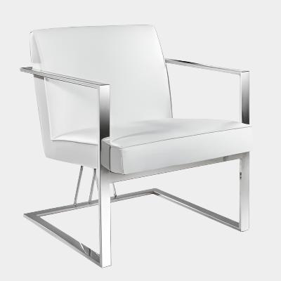 Fauteuil d'appoint Fairmont - Similicuir taupe