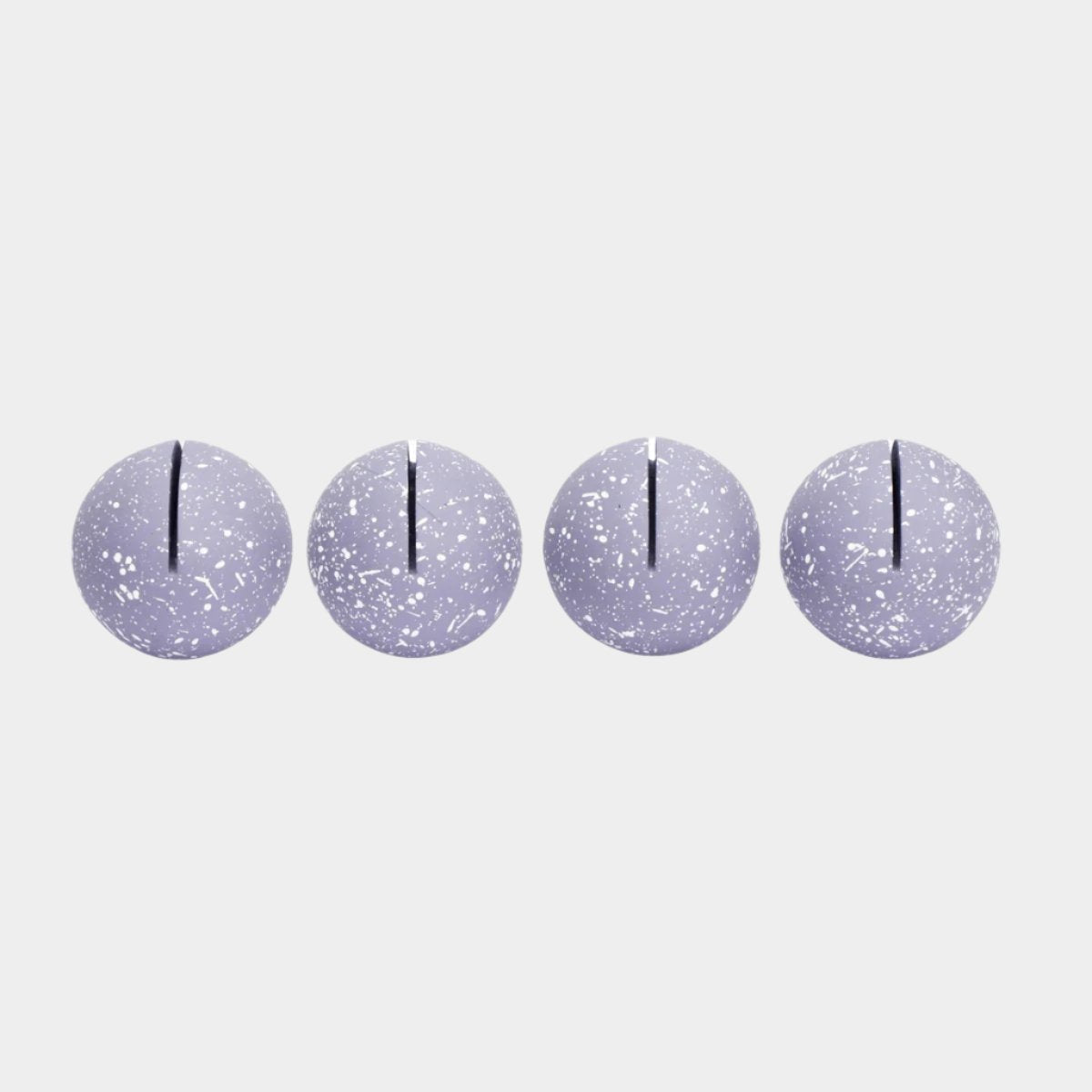 Gabby Speckled Card Holder - Purple Round 4