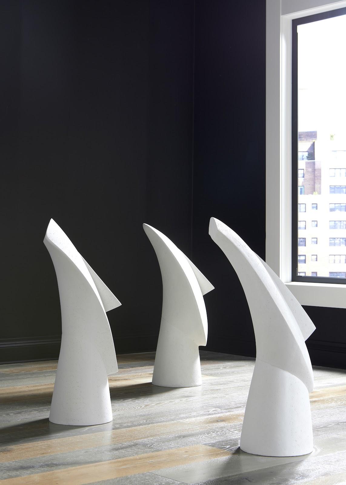 Cycladic Head, Sculpture, Oval, White Stone