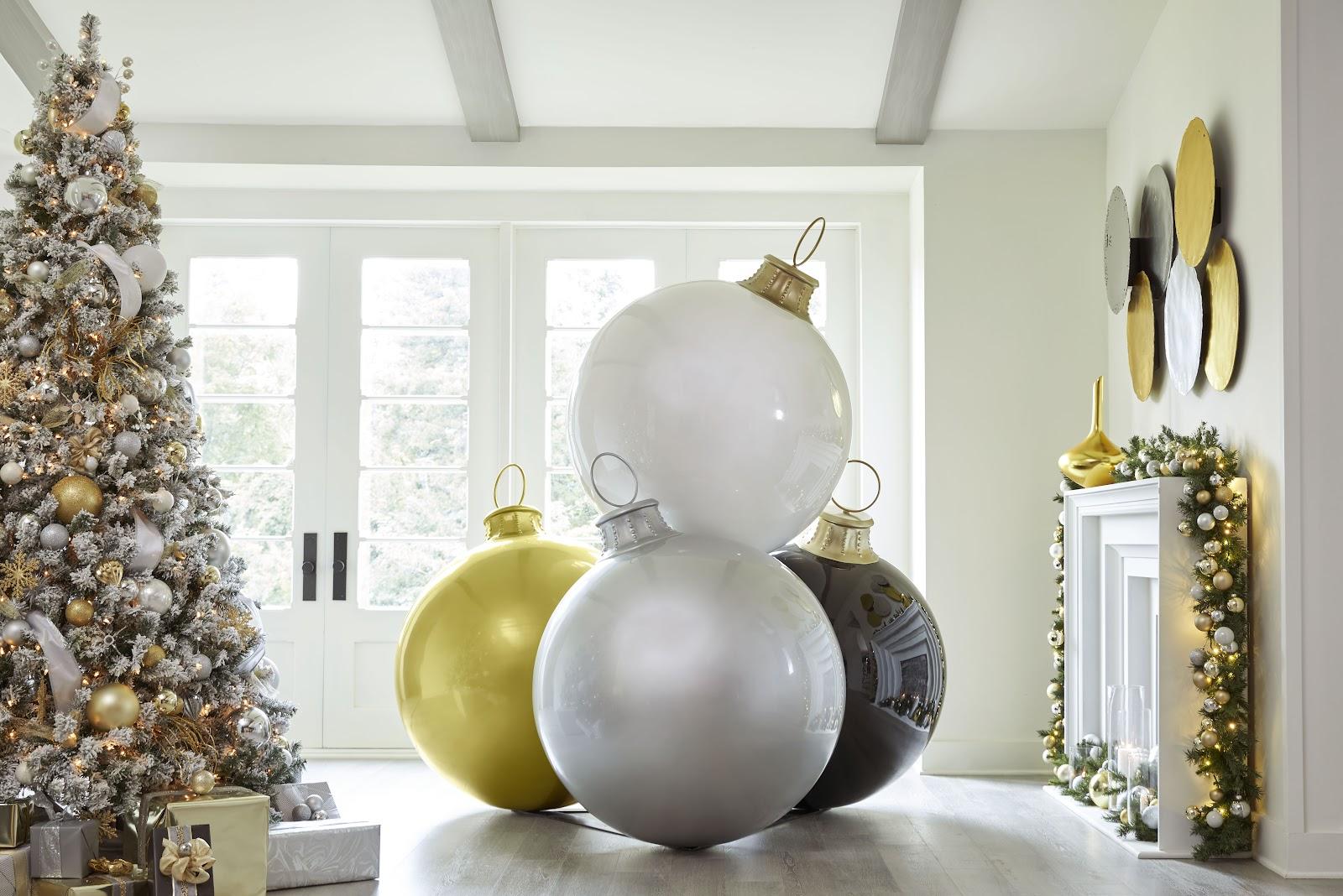 Boule de Noël en argent