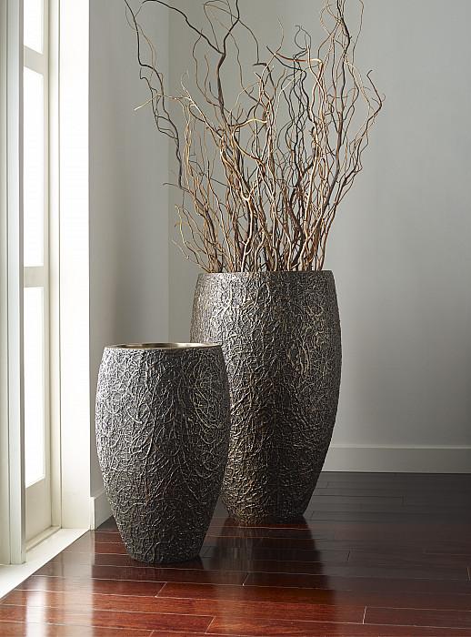 String Theory Planter, Bronze, MD