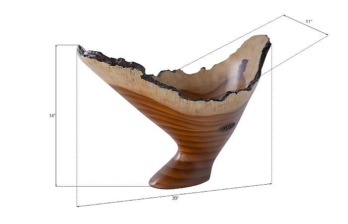 Burled Vase, Faux Bois