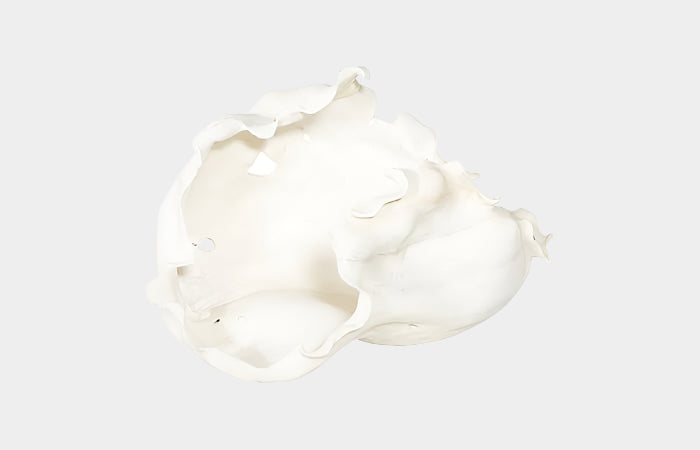 Cast Root Bowl, Open, Faux Bleached