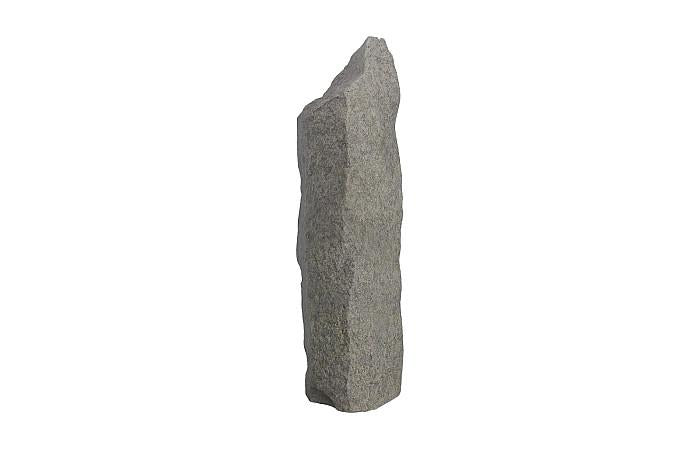 Sculpture en pierre coulée colossale, gris