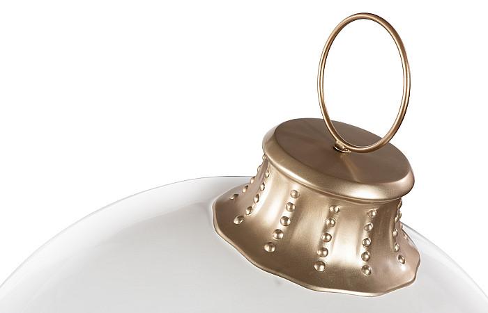 Boule de Noël blanche