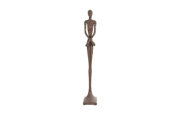 Sculpture Lottie, petite, résine, finition bronze