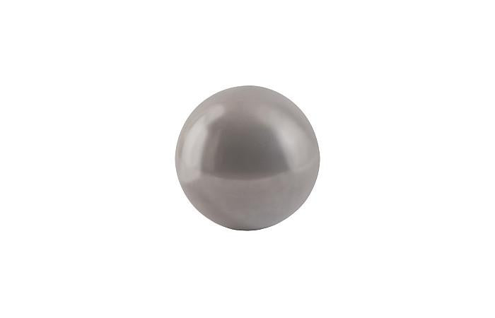 Boule de sol, petite, finition aluminium poli