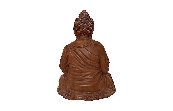 Bouddha enchanteur, finition rouille
