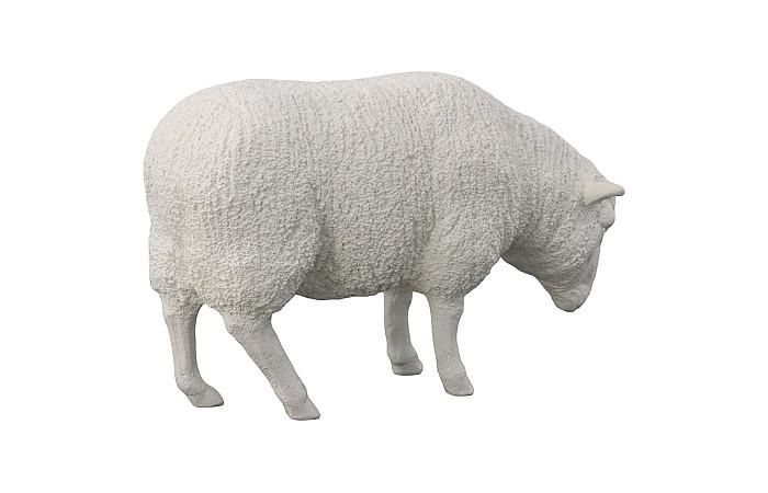 Sculpture de mouton, Gel Coat Blanc