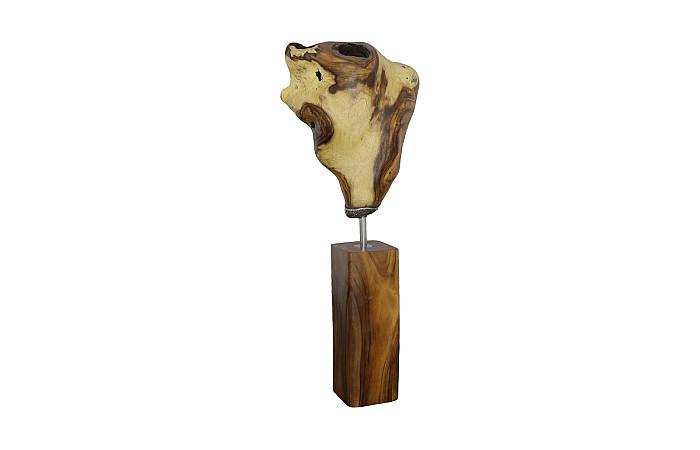 Sculpture en bois de suar
