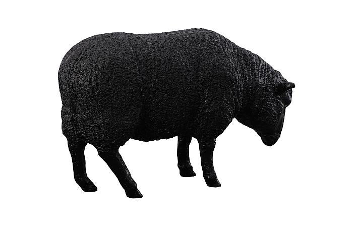 Sculpture de mouton, Gel Coat Noir