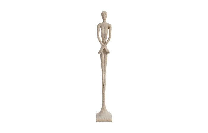 Sculpture Lottie, petite, résine, pierre romaine
