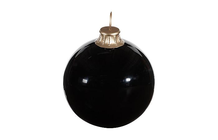 Boule de Noël décorative, noire
