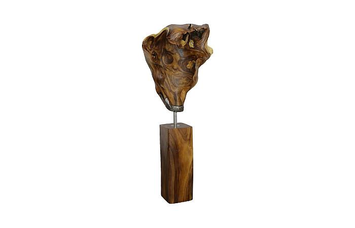 Sculpture en bois de suar