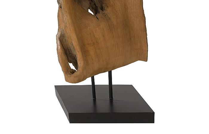 Sculpture en bois de teck, assortiment