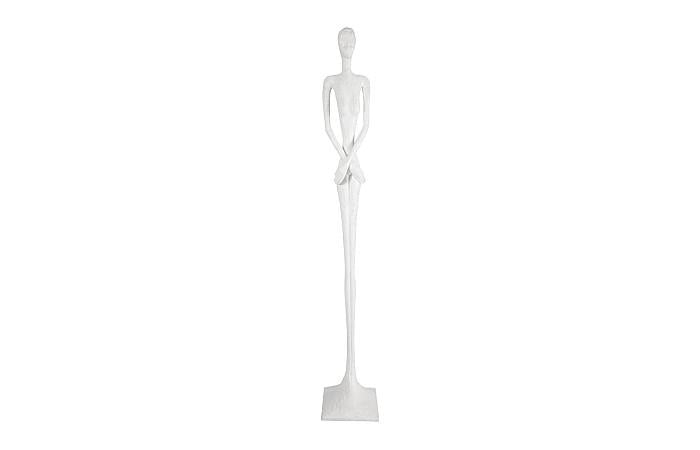 Sculpture Lottie, Résine, Gel Coat Blanc