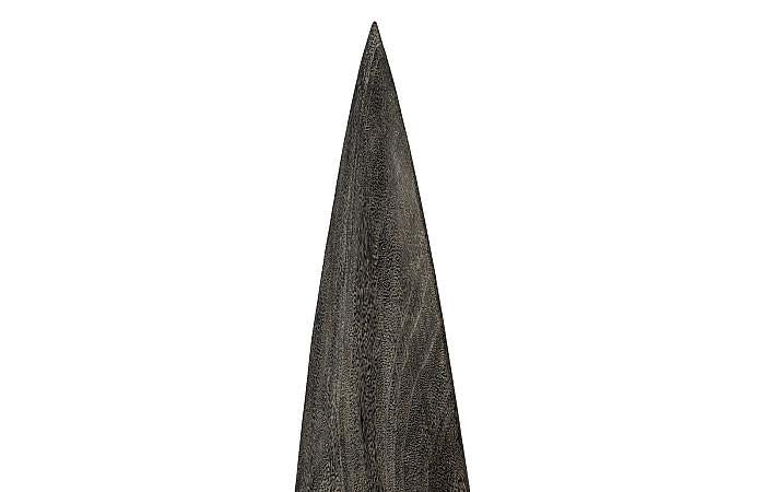 Sculpture de dent de requin, petite taille, finition pierre grise