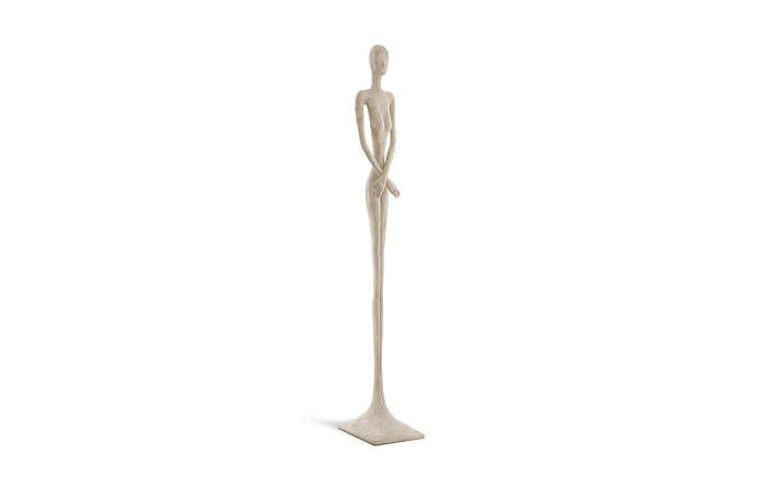 Sculpture de Lottie, résine, pierre romaine
