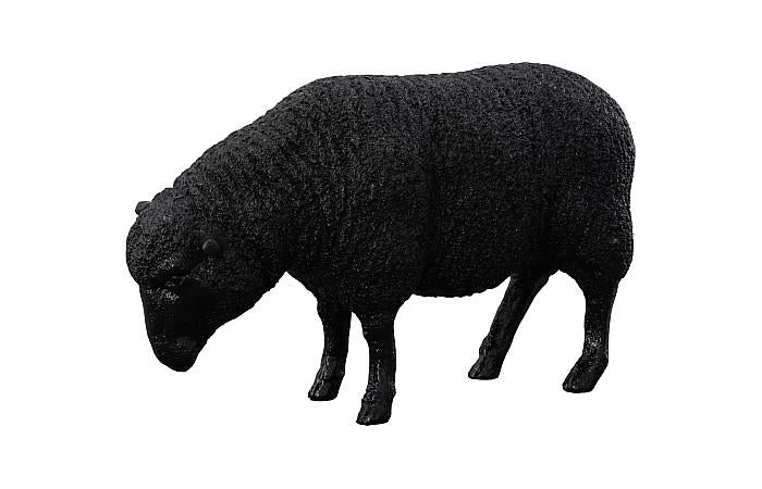 Sculpture de mouton, Gel Coat Noir