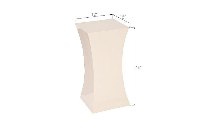 Paya Pedestal, Gel Coat White