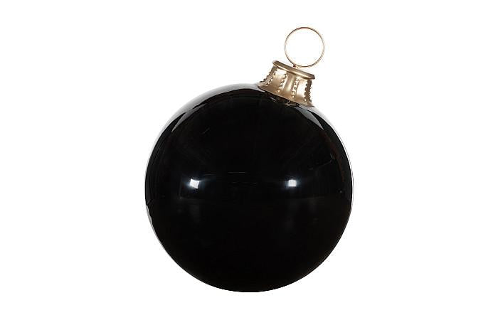 Boule de Noël décorative, noire