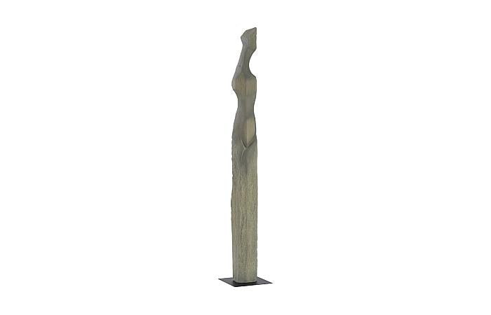 Sculptures de femmes moulées, B, colossales, finition en pierre éclatée