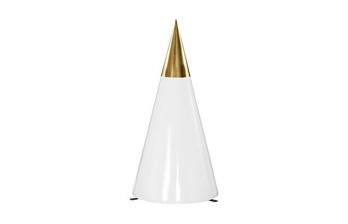 Sapin de Noël, Cona, blanc et feuille d'or