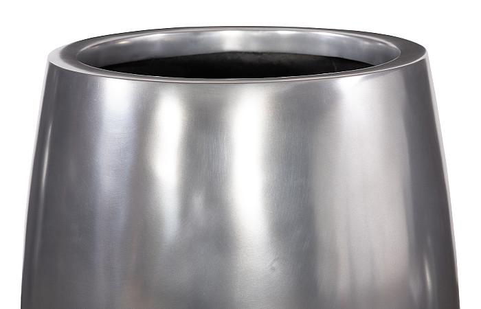 Elonga Planter, Polished Aluminum, LG