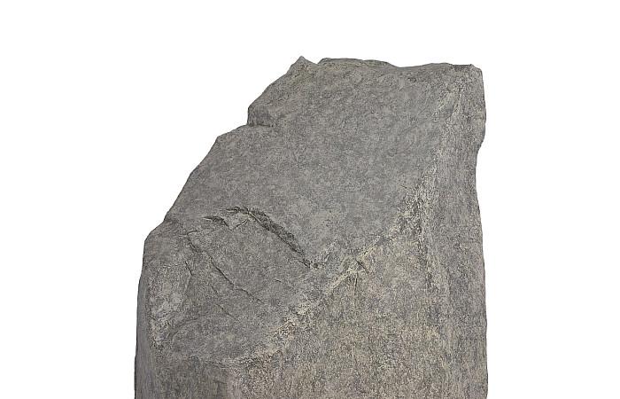 Sculpture en pierre coulée colossale, gris