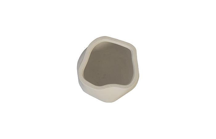 Amorphous Planter, Small, White